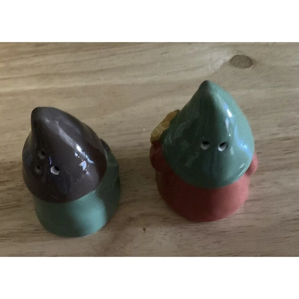 Fall Gnomes Salt And Pepper Shakers, 2 1/4 In High,‎ Sunflower And Pumpkin